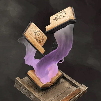 MystiCraft – Flytande öppna böcker med virvlande ånga för en magisk skärm