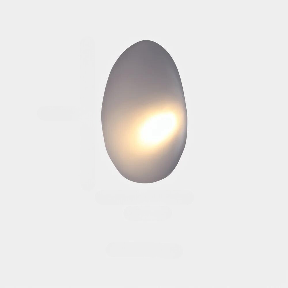 PebbleHue Vägglampa - LED Vägglampa i Glas i Nordisk Stil