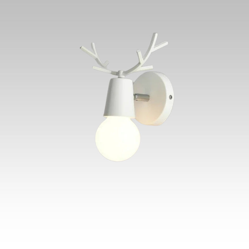 AntlerGlow - Modern Justerbar Barnrum Vägglampa