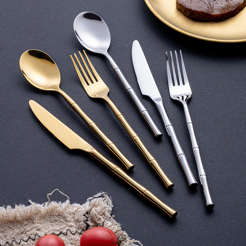Aldomara Gold &amp; Silver Rostfritt Stål Bestickset