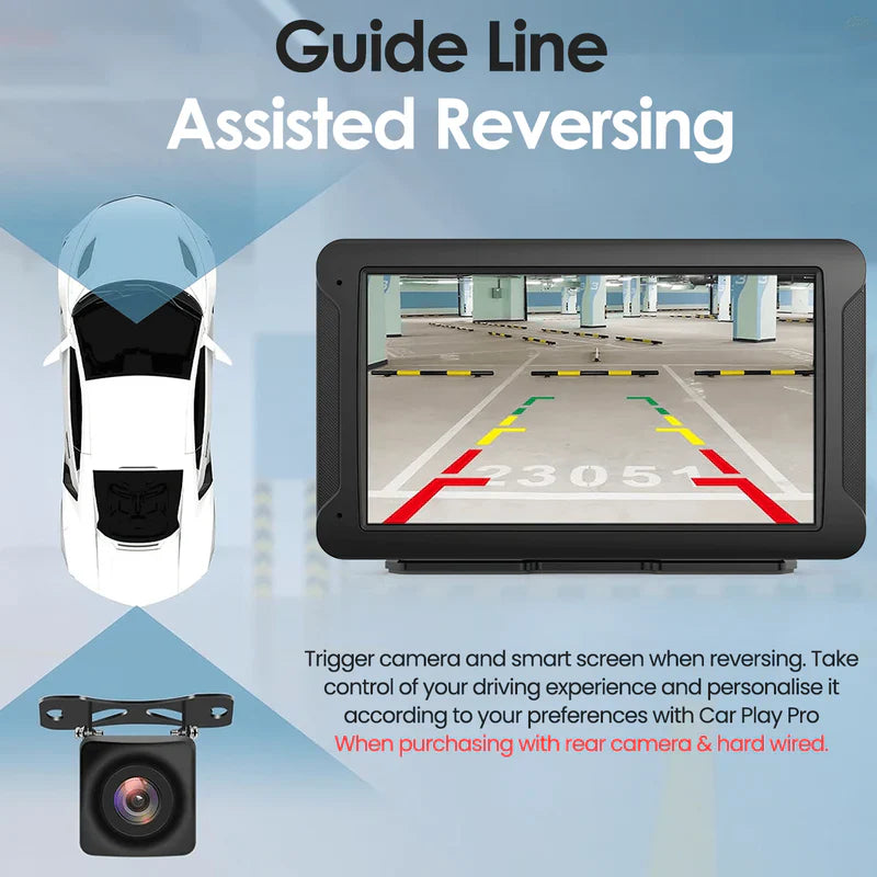 Bilstereo Touchscreen Apple Android Visningssystem