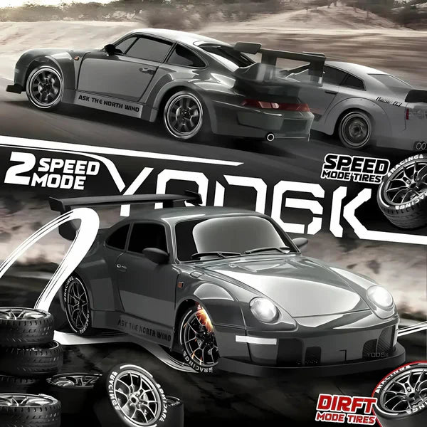 Luxora Retro Drift Master – 4WD RC Bil med LED-ljus
