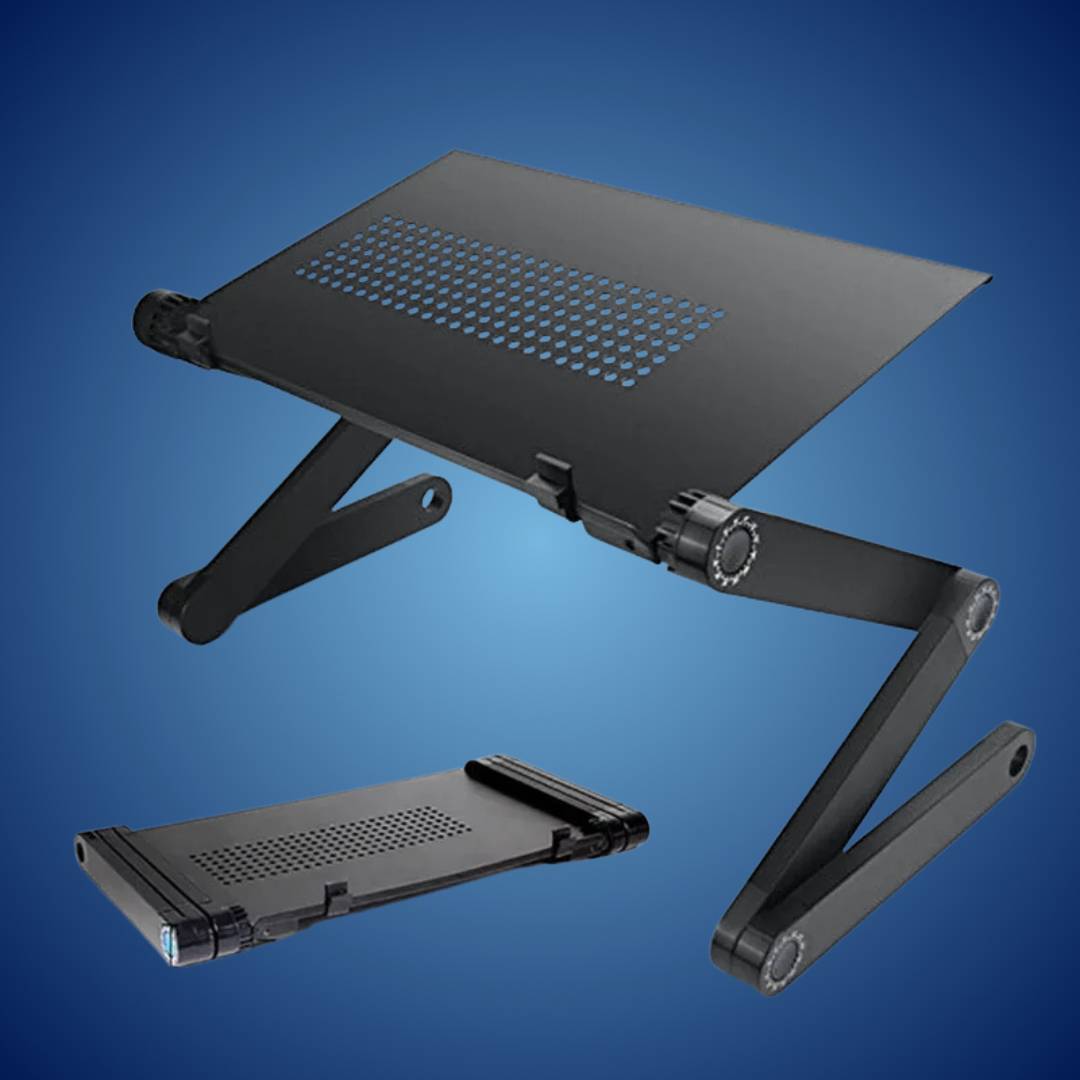Laptopstativ Justerbart Aluminium Ergonomisk Skrivbordsskiva