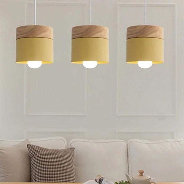 WoodGlow– Elegant cylindrisk pendel för moderna rum