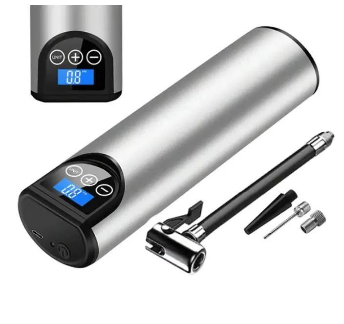 Bärbar Elektrisk Luftkompressor Med Digitaldisplay