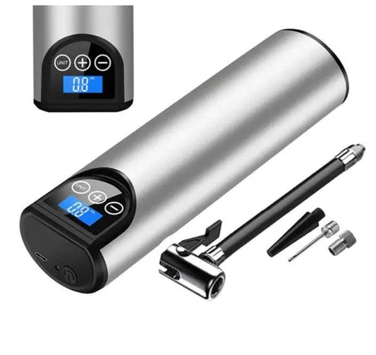 Bärbar Elektrisk Luftkompressor Med Digitaldisplay