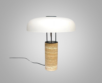 LuxeGlow - Marmorerad Skrivbordslampa med Tidlöst Design