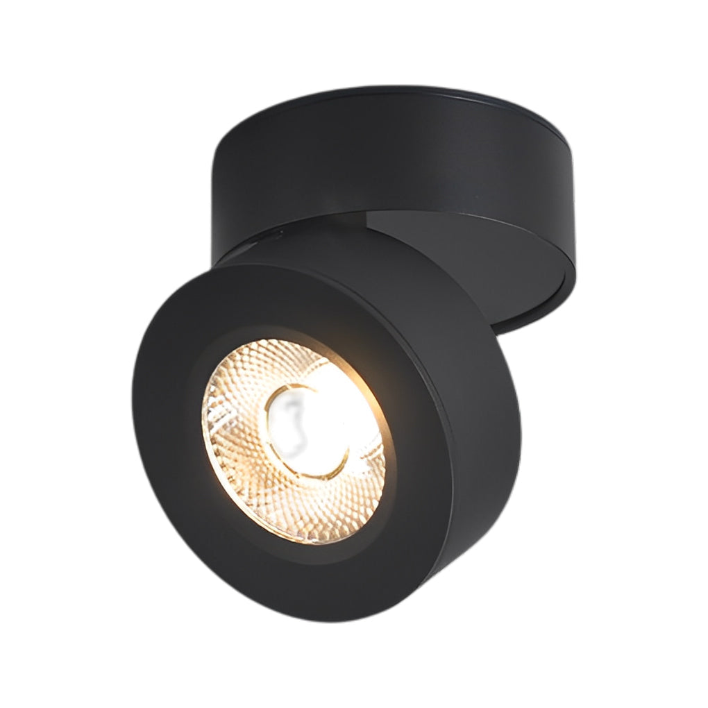 LichtVisie - Rund Fällbar Justerbar LED Nordic Spotlights Inbyggd Taklampa