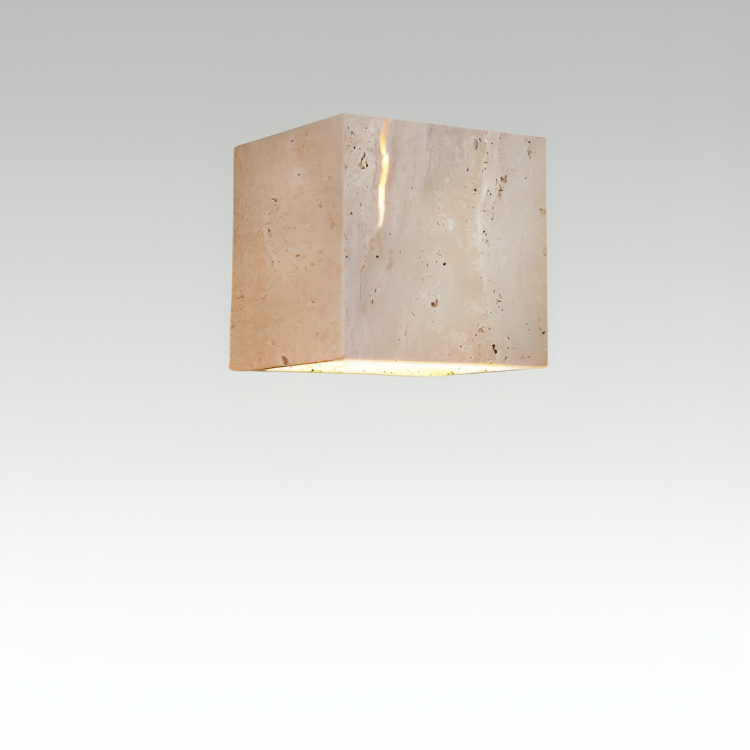 Vägglampa Travertinsten LED Upp Ner