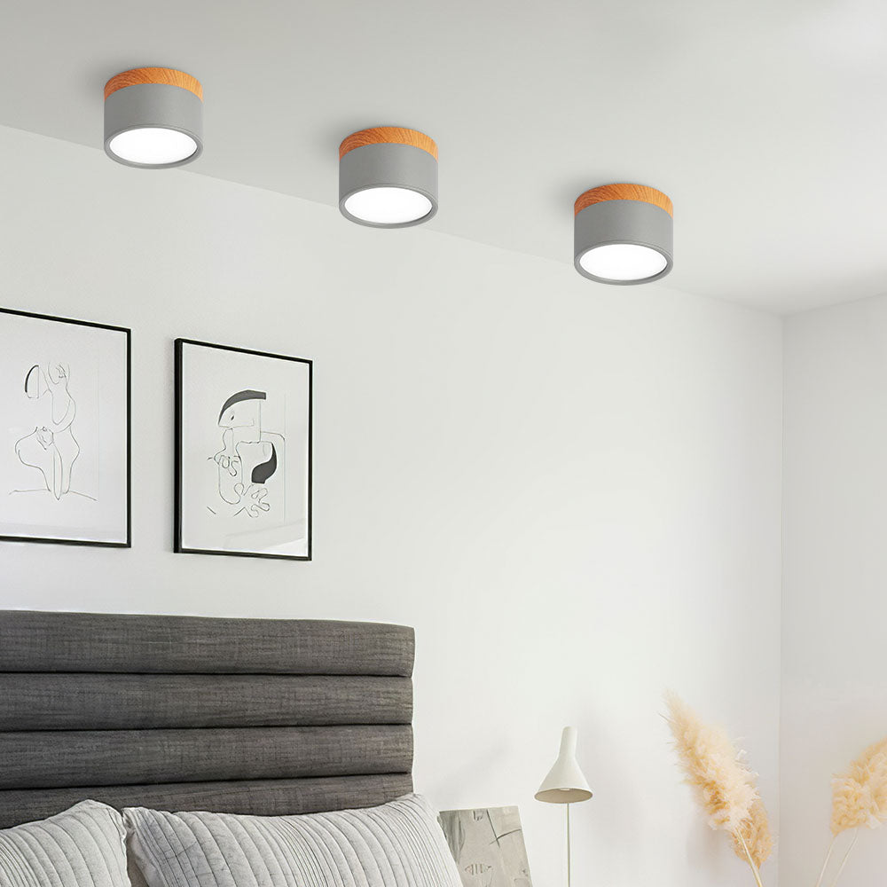 LED Taklampa Modern Flush Mount Cylinder