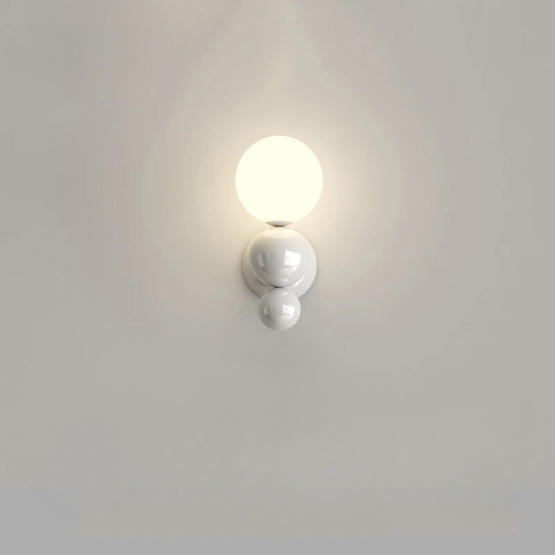 PearlGlow - Nordisk LED Vägglampa med Justerbart Färglys