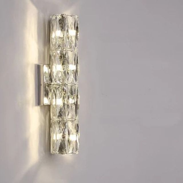 CrystalLuxe - Kunglig Sovrums Vägglampa