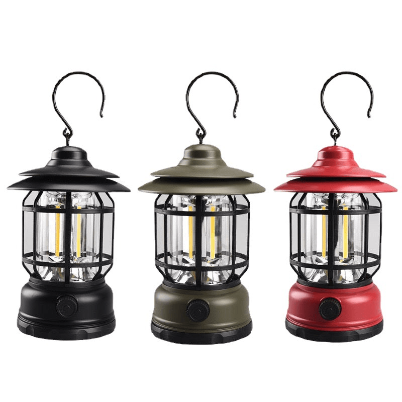 VintageGlow - Bärbar Retro Campinglampa