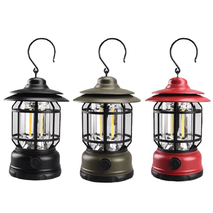 VintageGlow - Bärbar Retro Campinglampa