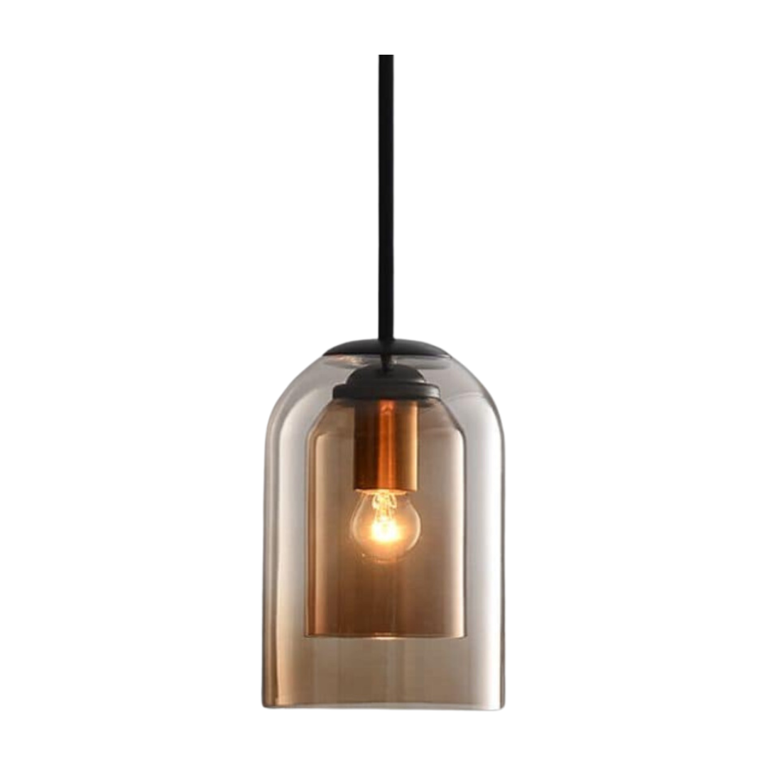 LuxeBeam Light - Modern taklampa i dubbel glas