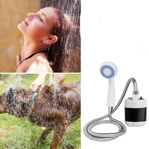 PetSplash – Bärbar utomhusdusch med USB-laddning för husdjur