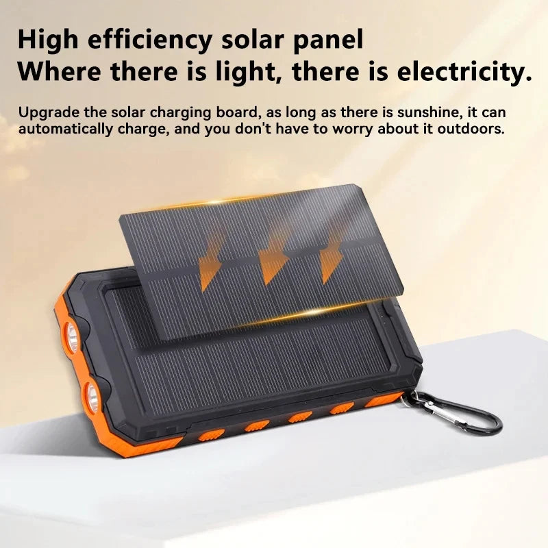 Bärbar solpanel kraftbank