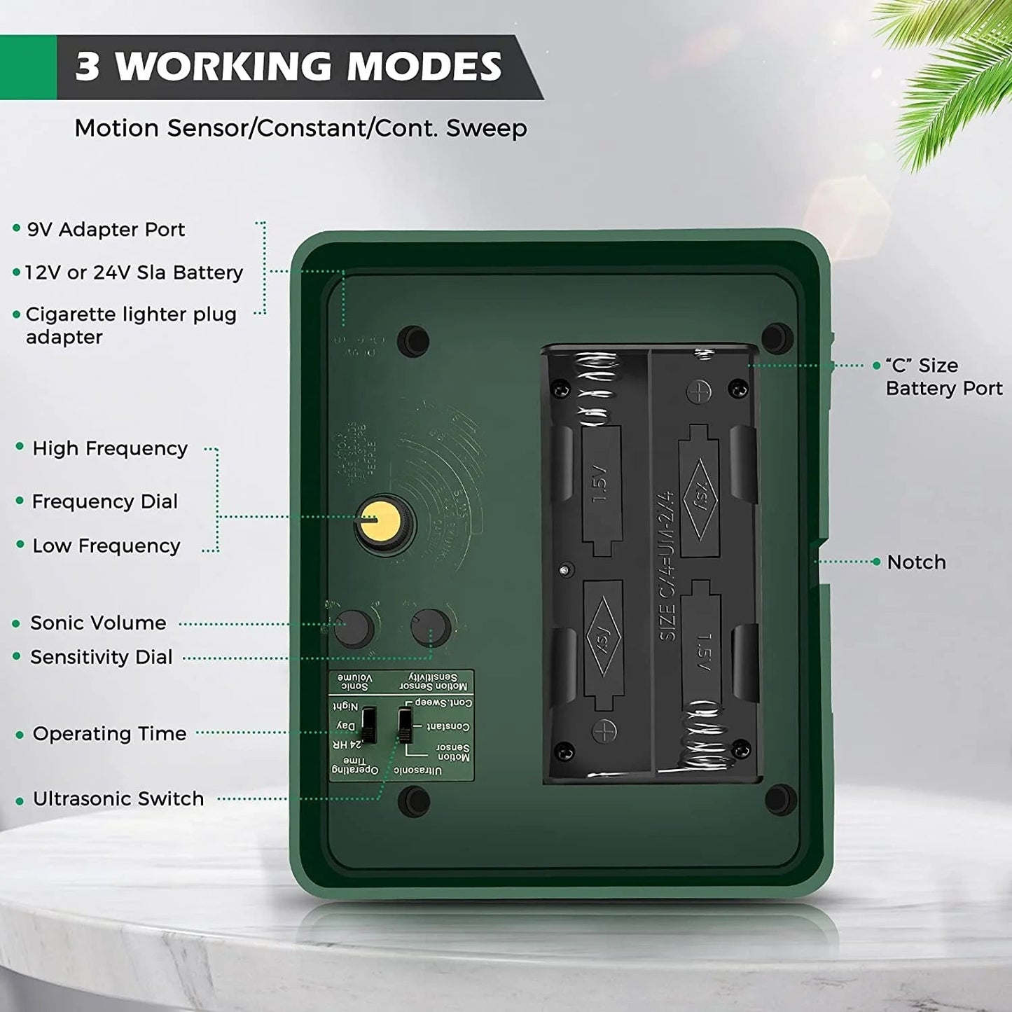 Hackspett Ultraljud Avskräckare för Effektiv Fågelkontroll - Bli Av Med Hackspettar