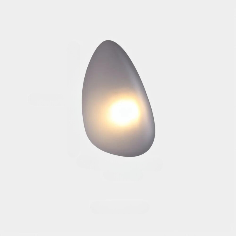 PebbleHue Vägglampa - LED Vägglampa i Glas i Nordisk Stil
