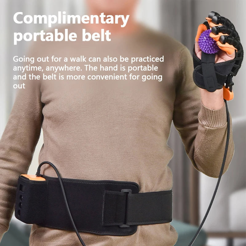 Avancerade rehabiliteringsrobothandskar - enhetsfingertränare för strokepatienter