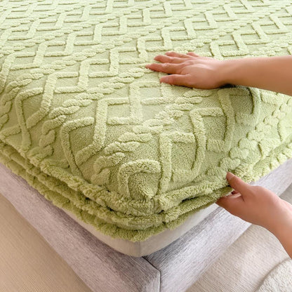 Premium Velvet Sherpa Sängset