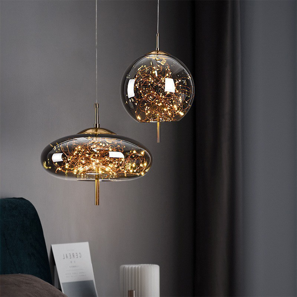 Kristallaccentuerad LED-taklampa – Kontemporär stil