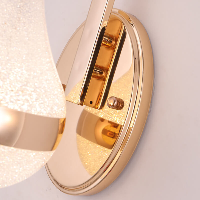 Minimalistisk droppformad LED-vägglampa med 1 ljus