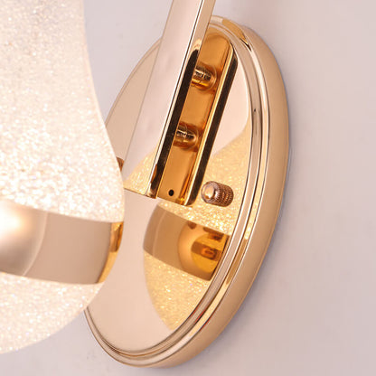 Minimalistisk droppformad LED-vägglampa med 1 ljus