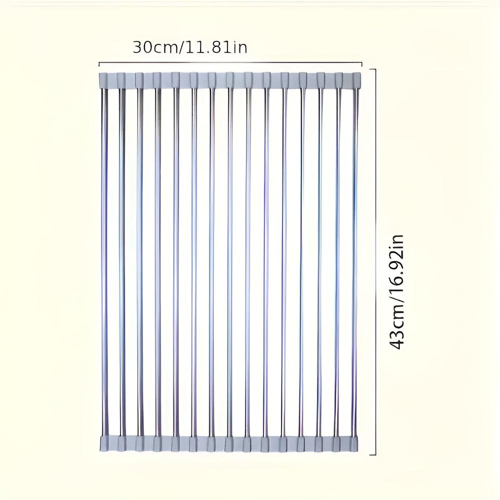 Racks for drying dishes in stainless steel
