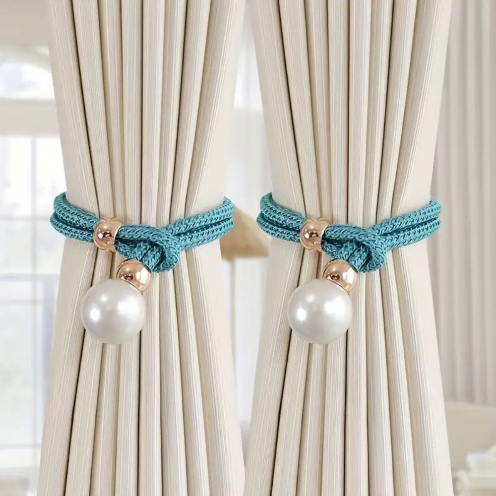 Lustrous Pearl Gardinband | 2 Delar Set