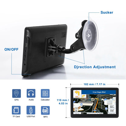 7&quot; GPS Navigationssystem