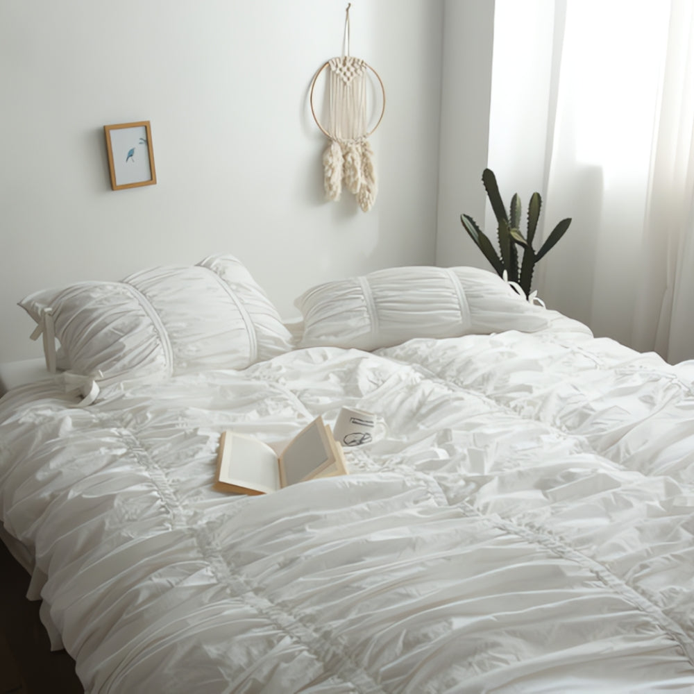 Princess Amara Volangspets Sängkläder | 4 delar Set