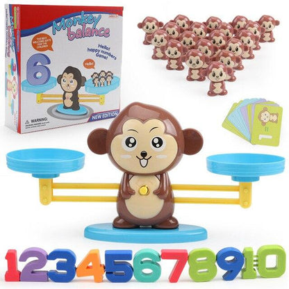 Trä Montessori Matematik Skala - Lär dig Räkna