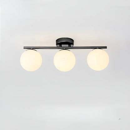 LED-taklampa i glas – Nordisk design | För vardagsrum &amp; sovrum