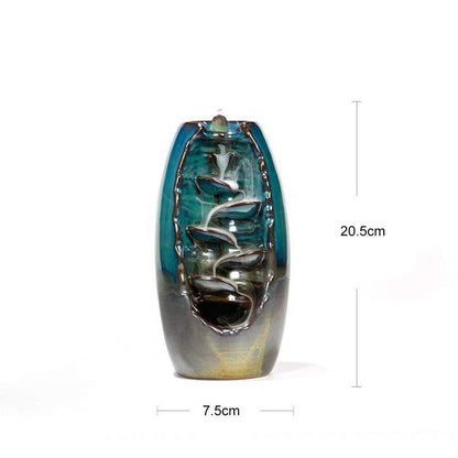 MountainRiver - Handgjord rökelsehållare med vattenfallseffekt