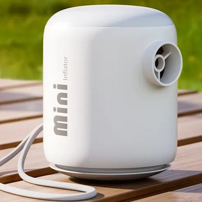 PumpMaster – Kompakt minipump med USB-C för snabb uppblåsning och tömning
