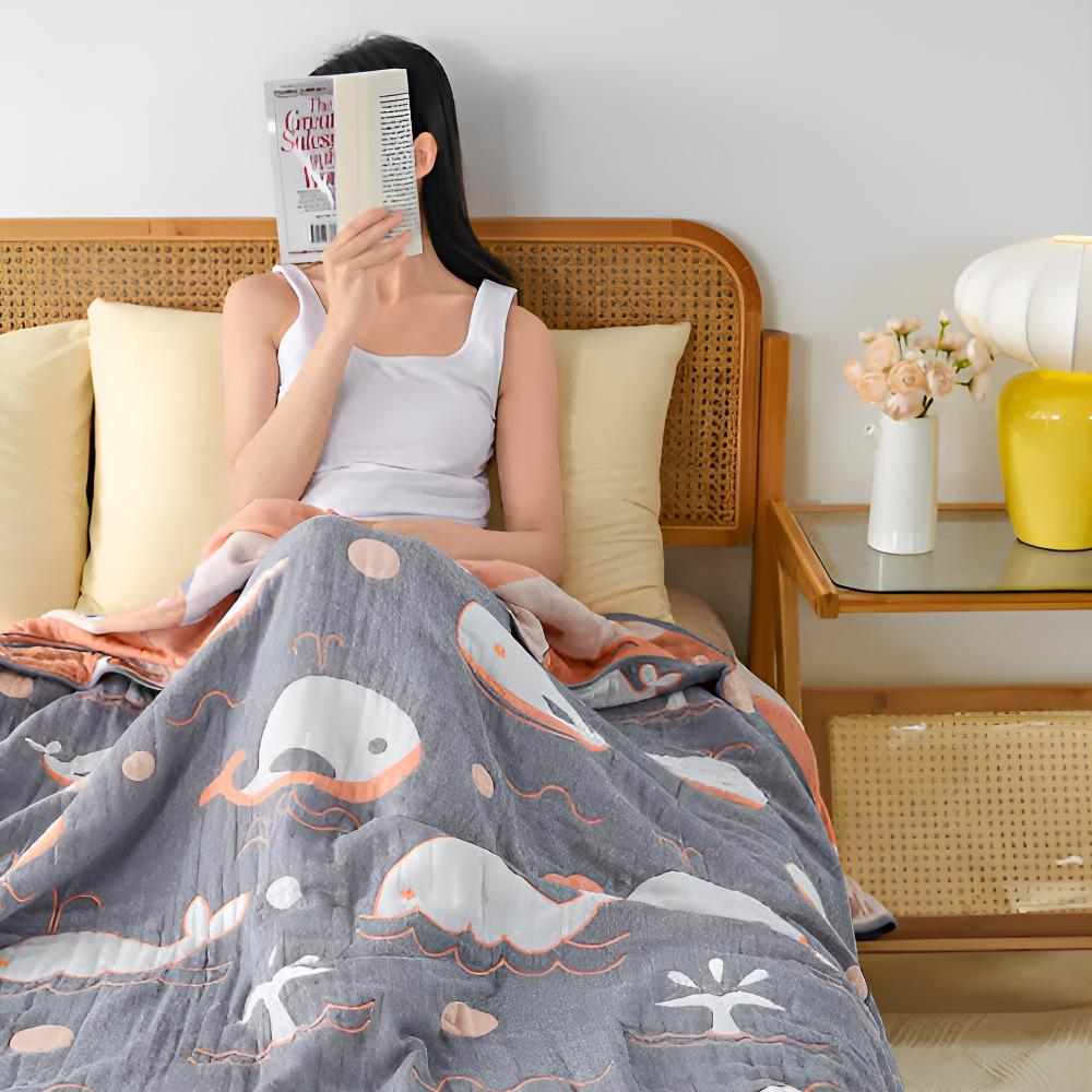 Ocean Dreams Valhaj Bomull Filt