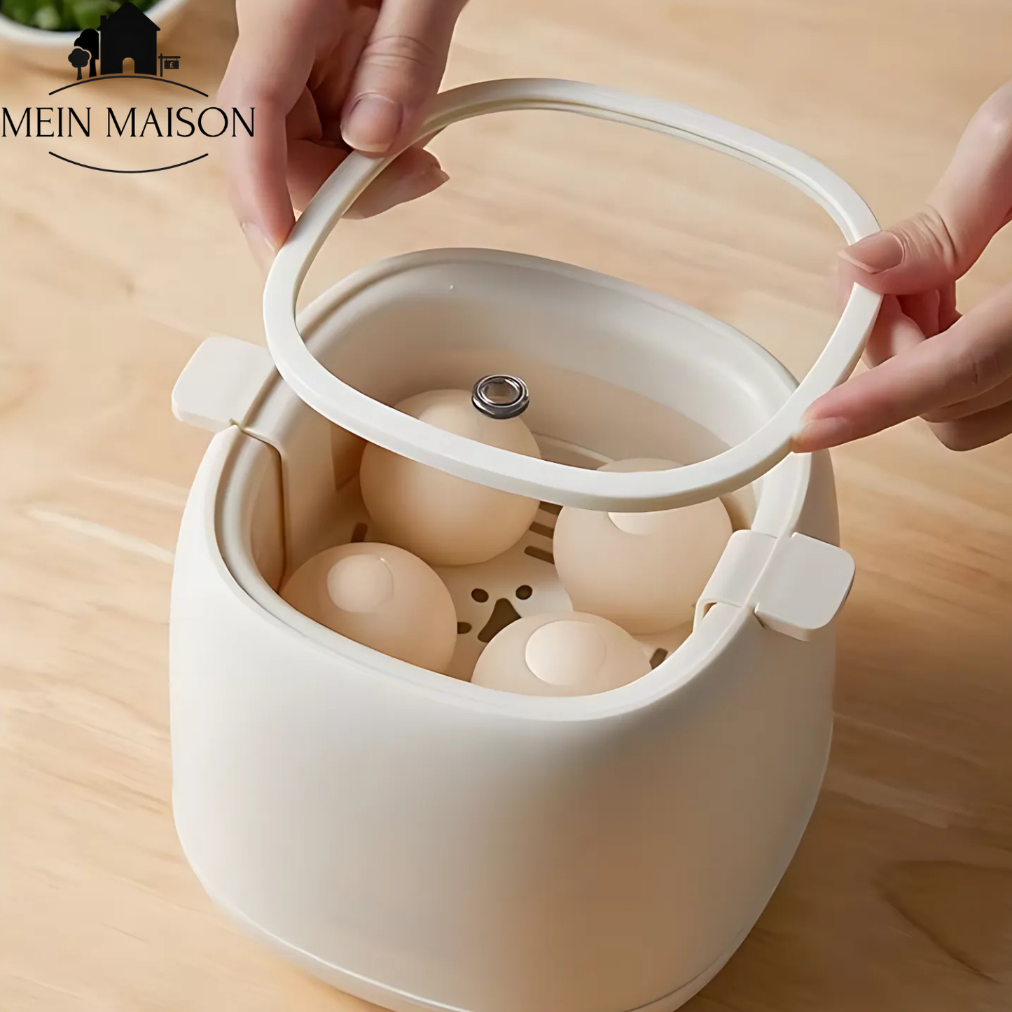 Carvallo Äggkokare EggiCook | Perfekta ägg med knapptryck | Automatisk avstängning | 4 ägg