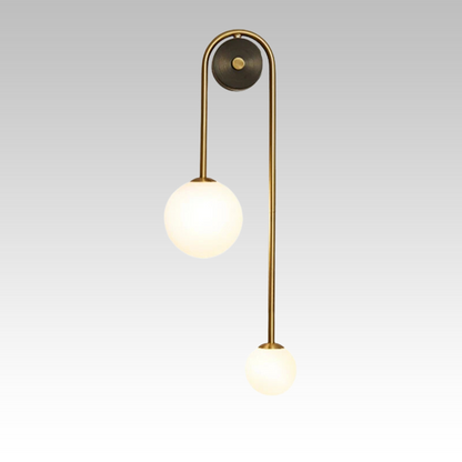 AuroraGlass Vägglampa - Modern LED-lampa för Sovrum och Vardagsrum