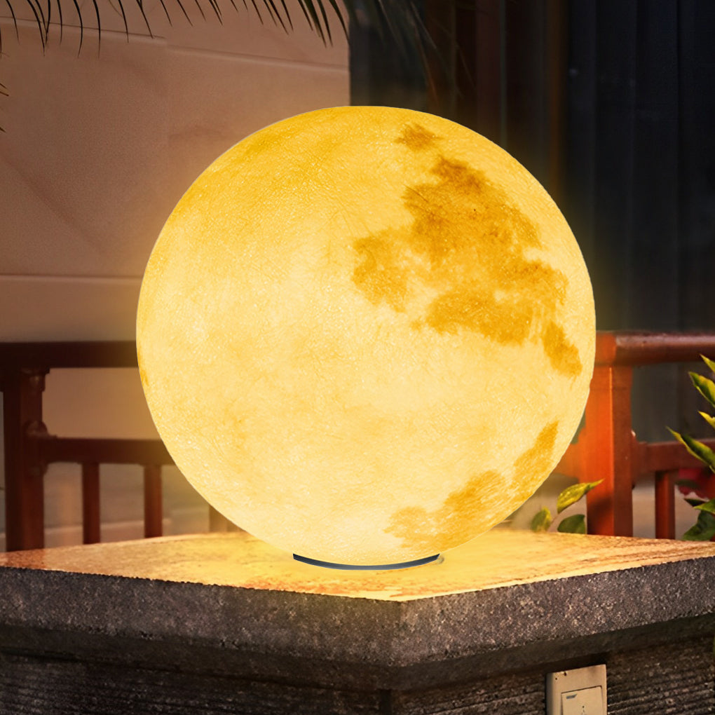 Utomhus Globe Sol Resin Puts Lampa