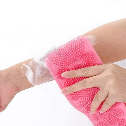 ScrubEase - Flexibel kroppsskrubbräm för djup rengöring och avkopplande duschar
