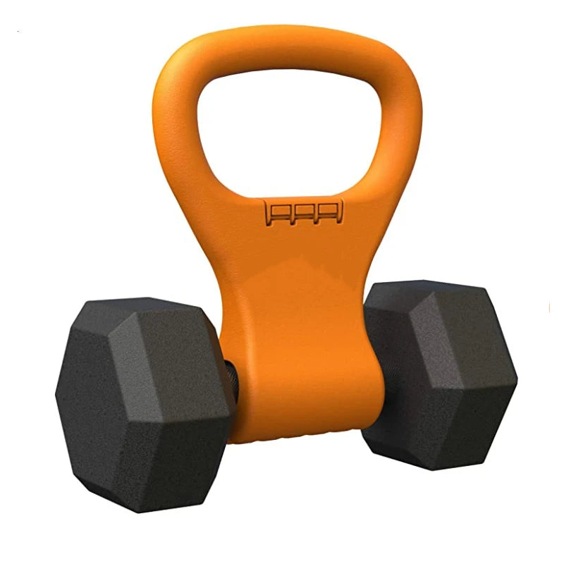 Kettlebell Hantelgrepp – Justerbart, Lättvikt GYM Utrustning Handtag för Reseträning, Passar Alla Hantlar
