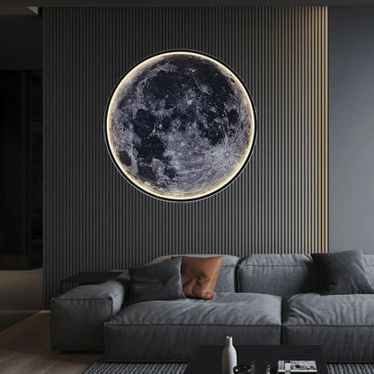Lunora | Dimbar LED-vägglampa i måndesign för stiliga inredningsdetaljer