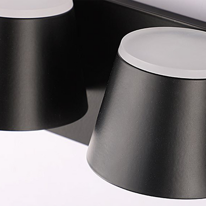 Cooley Moderne LED Vägglampa Svart Bad/Sovrum Metall Akryl 1/2/3-Ljus