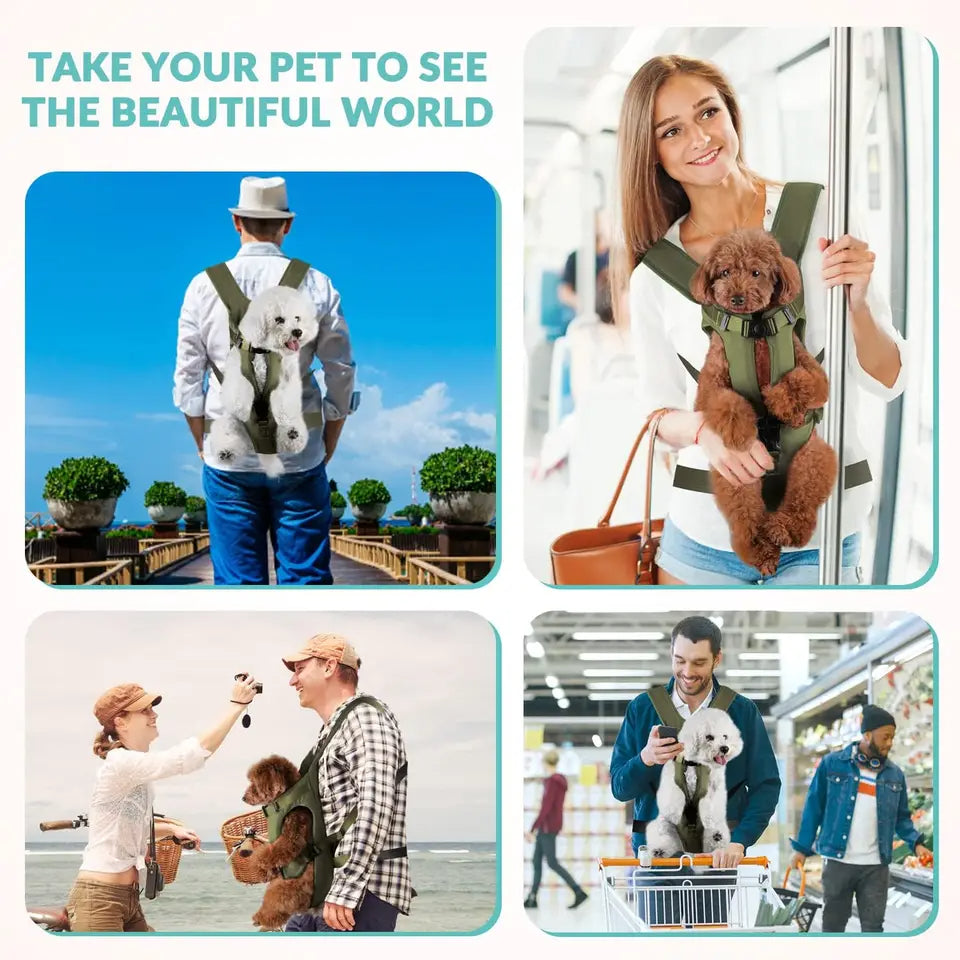 Pet Front Dog Carrier Backpack
