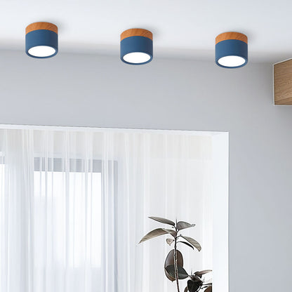 LED Taklampa Modern Flush Mount Cylinder