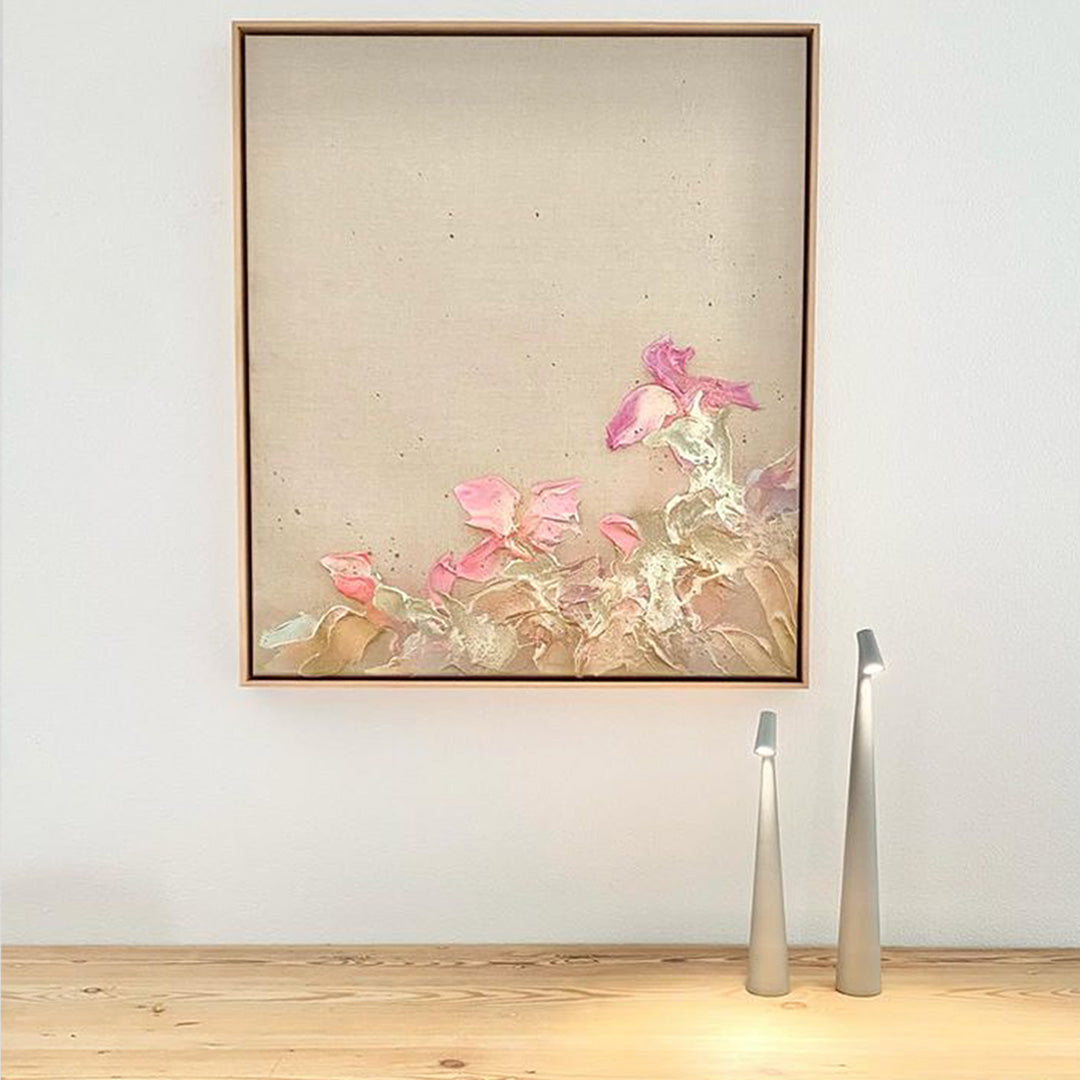 Bordslampa Modern Röd Metall LED Ljus