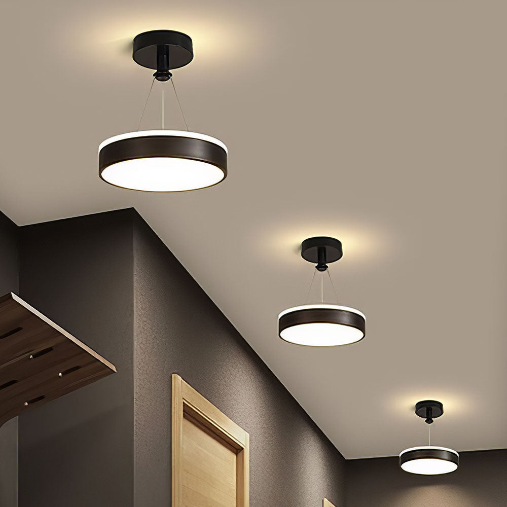 Stylish modern metal LED pendant lamps