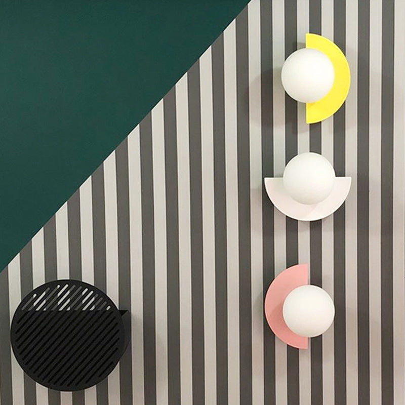 Eterna Flair Modern LED Vägglampa Metall Glas Sovrum Vardagsrum