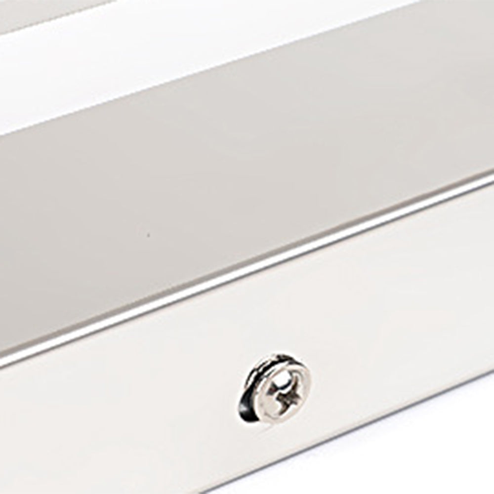 Leigh Rektangulär Spegelfront LED Vägglampa - Sovrum Metall/Akryl